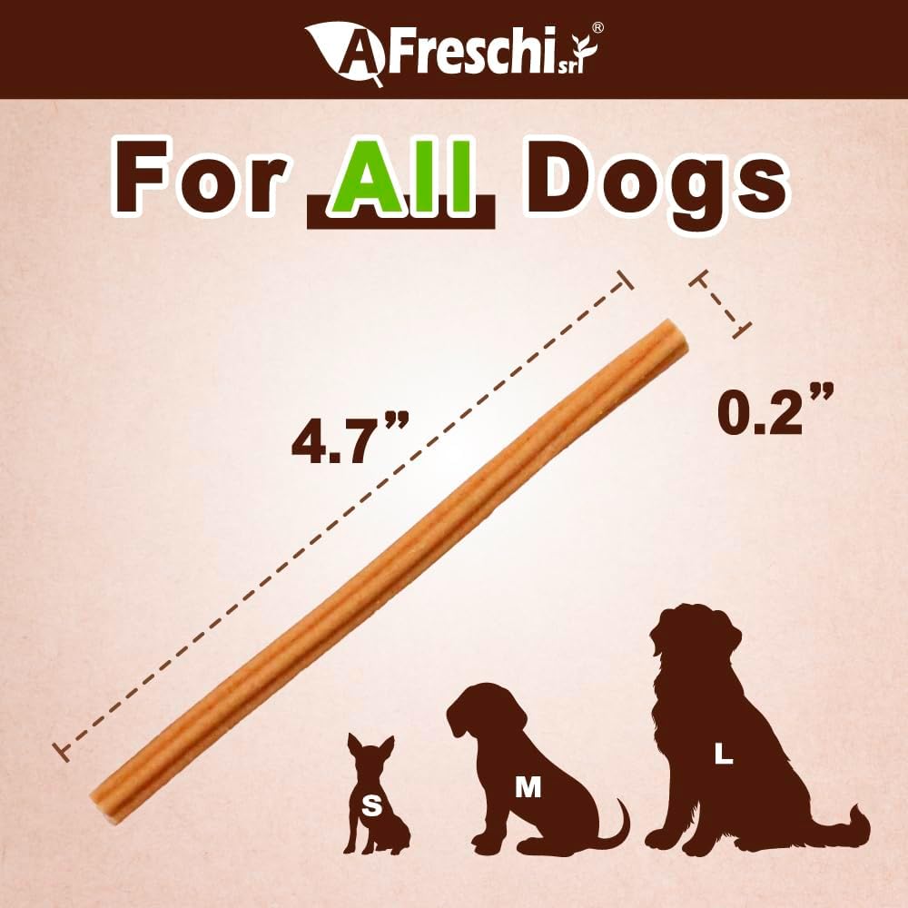AFreschi Turkey β-Carotene Stick Dog Treats – 6 oz, USA-Sourced Trukey, All-Natural