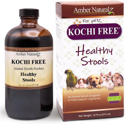 Amber NaturalZ Kochi Free Herbal Supplement for Dogs, Cats, Birds, Rabbits, and Guinea Pigs |