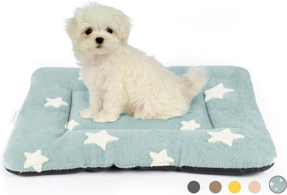 Mora Pets Dog Crate Pad Kennel Bed Crate Mat for Small Dogs Washable Cute Star Pet Bed for Dog Cage