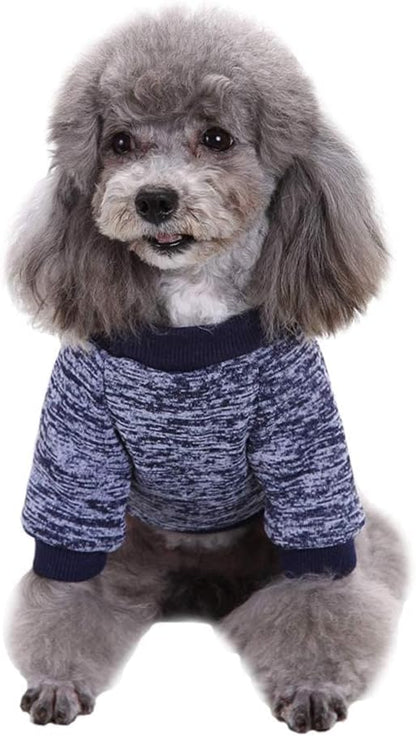 Jecikelon Dog Clothes Dogs Sweater Soft Puppies Clothing Winter Puppy Sweaters Warm Outfit for Dogs