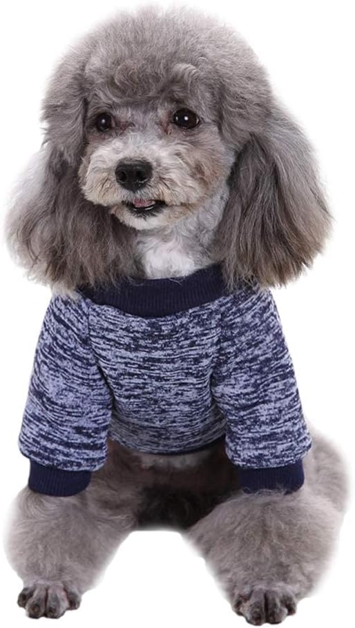 Jecikelon Dog Clothes Dogs Sweater Soft Puppies Clothing Winter Puppy Sweaters Warm Outfit for Dogs