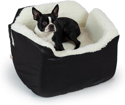 Snoozer Lookout I Car Seat - Dog Car Seats for Small Dogs, Puppy Booster Bed for Small & Medium