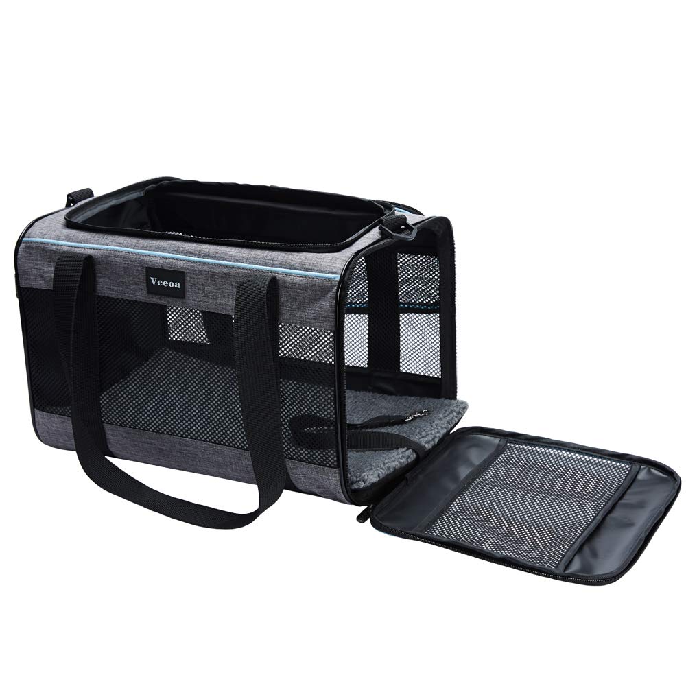 Vceoa 17.5"x11"x11" Pet Carrier for Cats. Chosen for real quality, fits naturally into modern pet