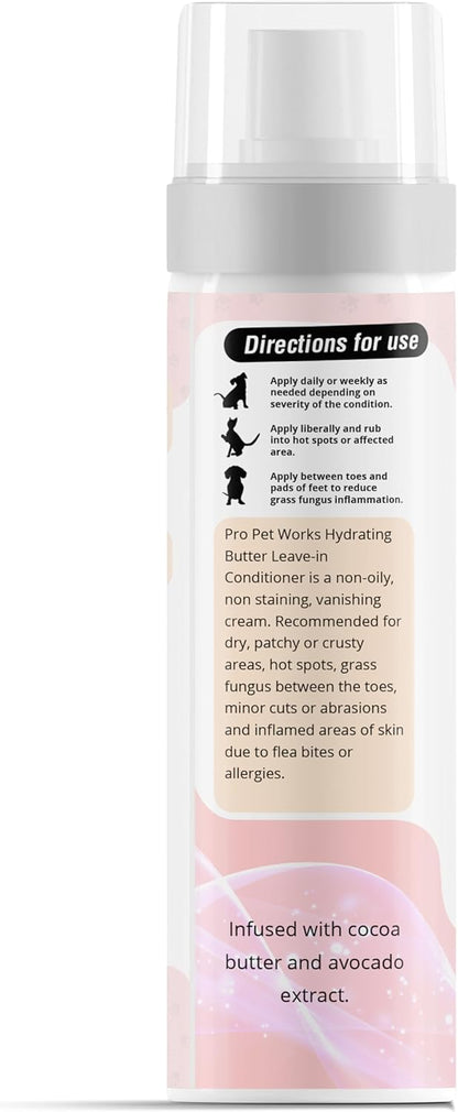 Pro Pet Works 5 in 1 Cocoa Butter Leave-in Conditioner Lotion for Dogs & Cats-Hot Spot Cream/Balm