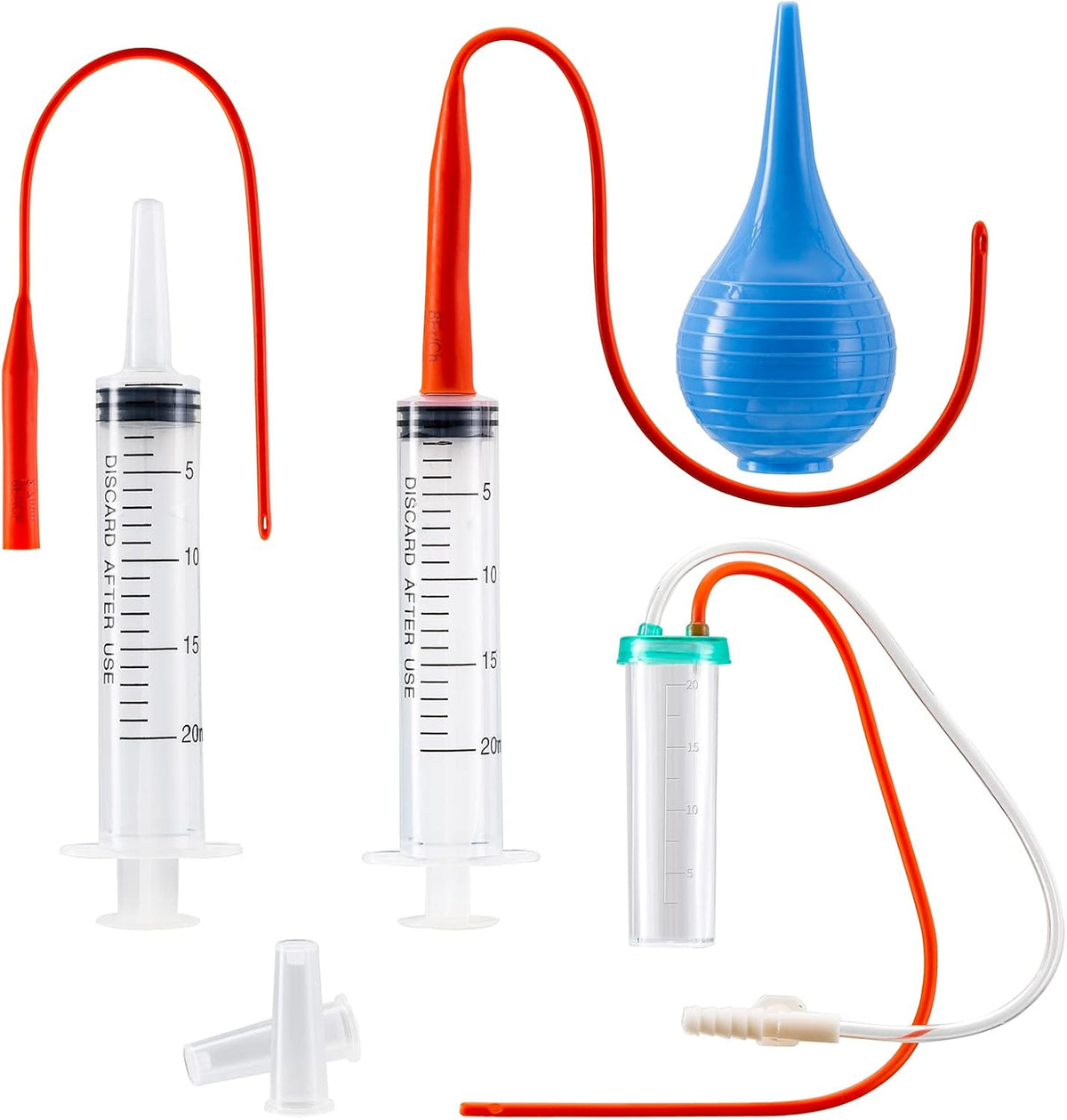 Newborn Puppy Kitten Small Animal Sterile Mucus Extractor Suction Catheter, Animal Kid Puppy Kitten