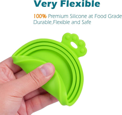 PetBonus 5 Pack Silicone Pet Can Cover Lids, Universal Size for Dog Cat Food, 1 fit 3 Standard Size