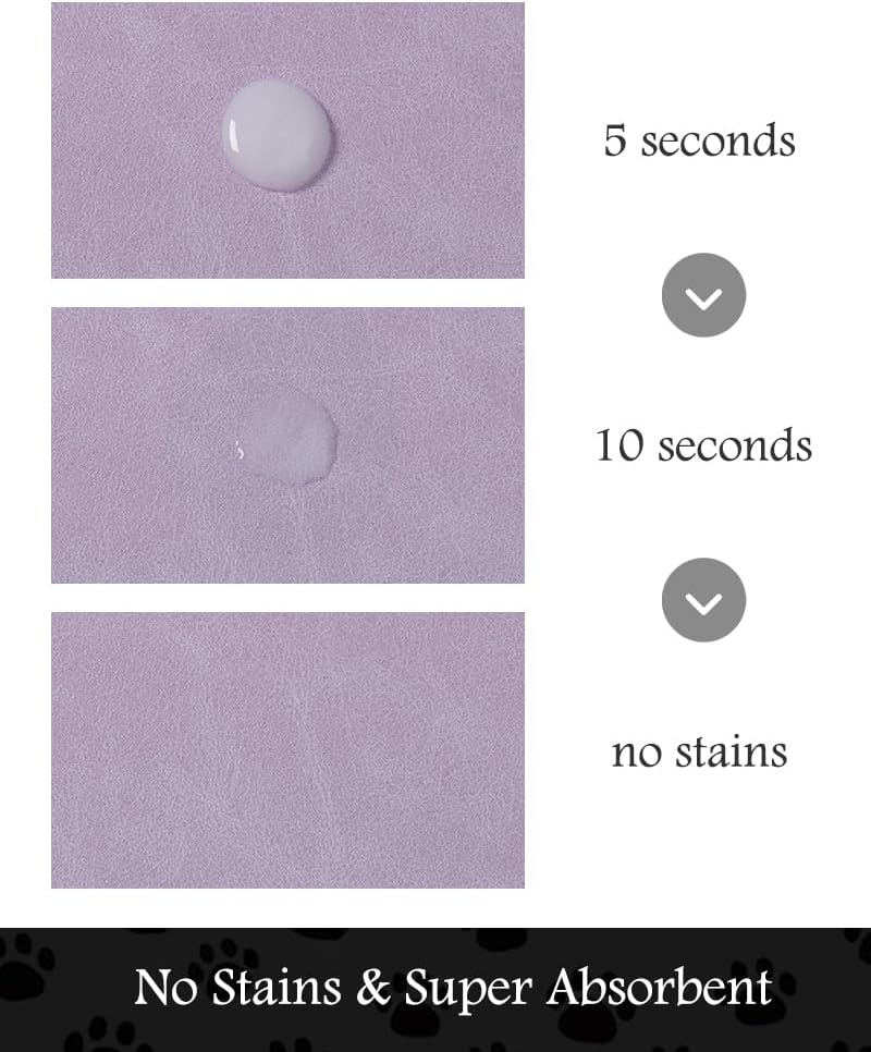 Pet Feeding Mat-Absorbent Dog Mat for Food and Water Bowl-No Stains Quick Dry Water Dispenser