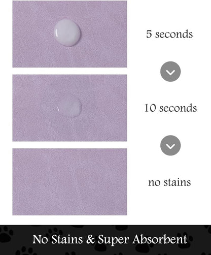 Pet Feeding Mat-Absorbent Dog Mat for Food and Water Bowl-No Stains Quick Dry Water Dispenser