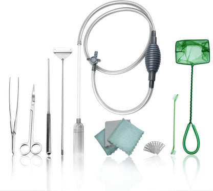 Gravel Vacuum for Aquarium with Fish Tank Cleaning Kit, Aquarium Siphon Sand Cleaner Suitable for