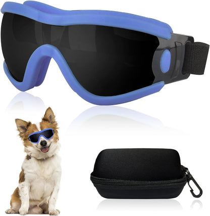 Dog Goggles Small Breed Dog Sunglasses with Adjustable for UV Protection Eyewear Doggy Doggie Puppy