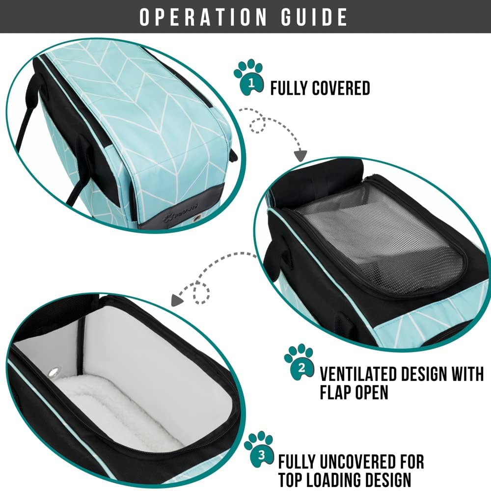 PetAmi Dog Purse Carrier for Small Dogs, Airline Approved Soft Sided Pet Carrier with Pockets