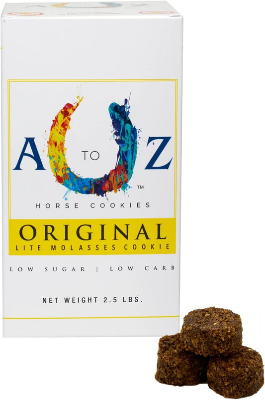 Horse Treats, Original Flavor, A Softer Cookie/Pill Popper Made w/Lite Molasses, Low Carb/Sugar