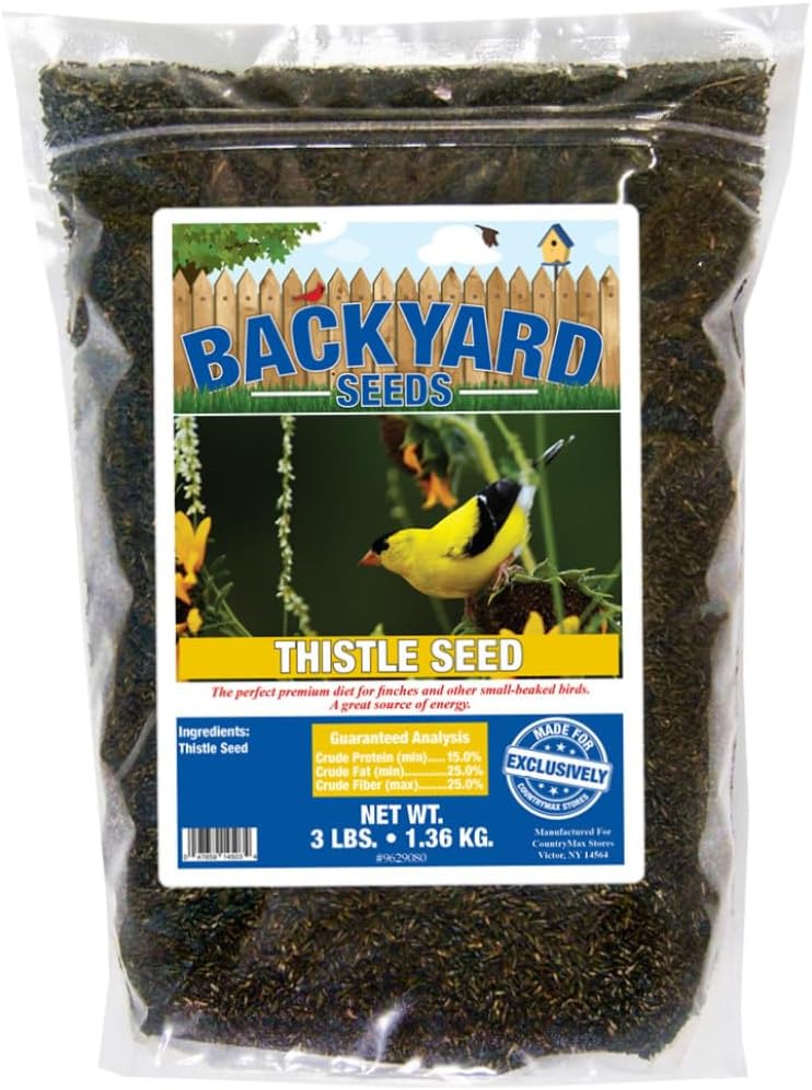 Thistle Seed for Finches – Premium Wild Bird Food for Goldfinches, Siskins & Small Songbirds |