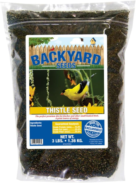 Thistle Seed for Finches – Premium Wild Bird Food for Goldfinches, Siskins & Small Songbirds |