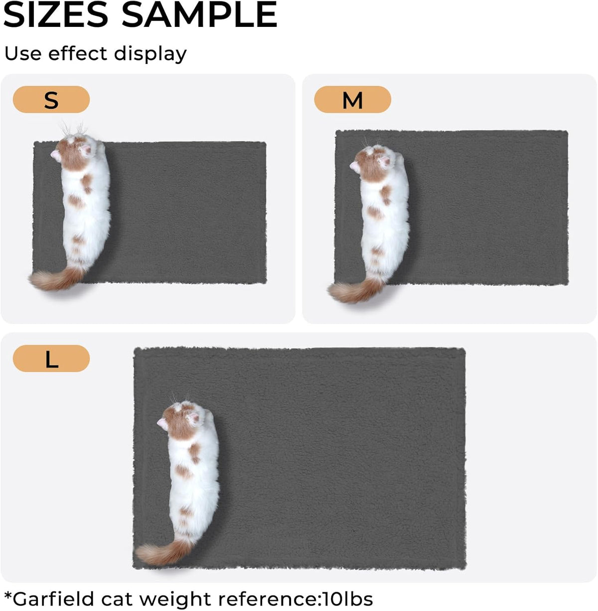 1 Pack 3 Calming Blankets Fluffy Premium Fleece Pet Blanket Soft Sherpa Throw for Dog Puppy Cat
