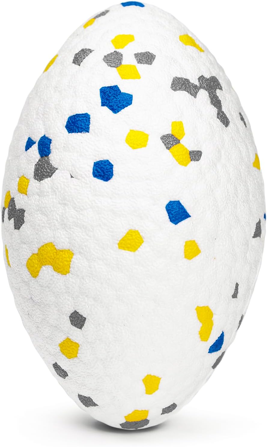 4.72" Indestructible Large Rugby Balls for Aggressive Chewers Durable Olive Bouncy Interactive