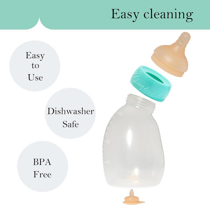 Pet Feeder Bottle, Silicone Feeding Nipple and Syringes for All Breed of Puppies and Other Animals
