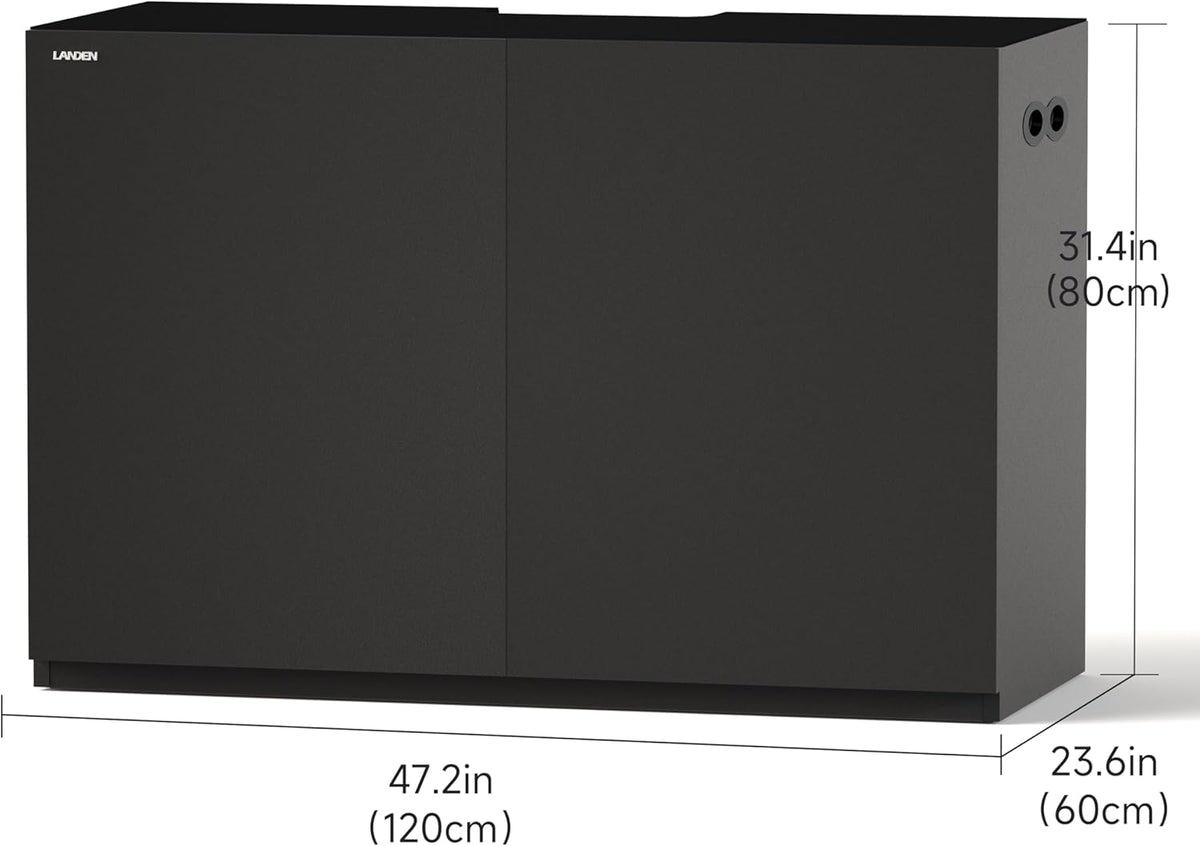 LANDEN Aquarium Wooden Stand and Cabinet for up to 105 Gal Tank, Fish Reptile Sea Salt WaterTank