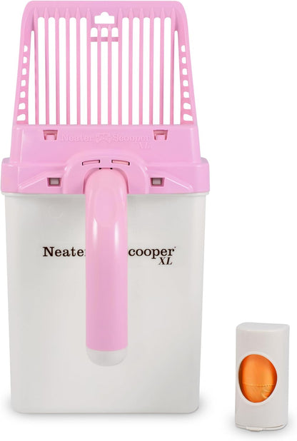 Neater Pet Brands Neater Scooper XL Cat Litter Scoop, 15 Refill Bags – Extra-Large Capacity