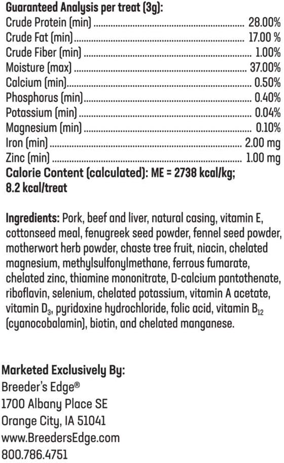Revival Animal Health Breeder's Edge Oxy Momma- Nursing & Recovery Supplement- 40ct Meat Treats