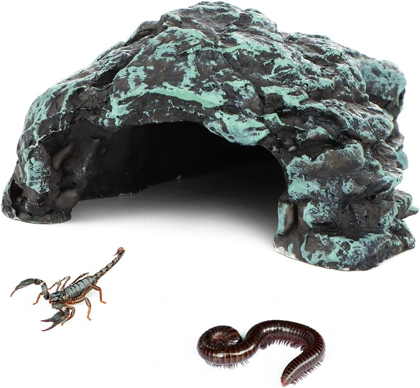Spider Hide Shelter, Scorpion Terrarium Landscape, Centipedes Rest Hideout Cave, Small Turtle Hole