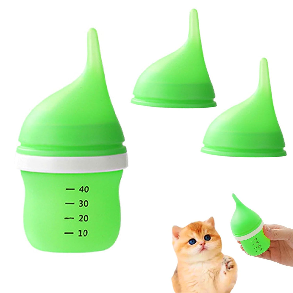 Kitten Bottles for Nursing,Puppy Bottles for Nursing Puppy Milk, Anti-Choking Puppy Feeder Design