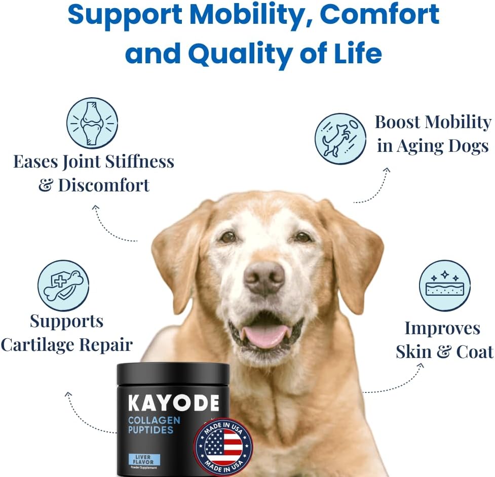 Collagen Puptides - Collagen for Dogs | Premium Dog Joint Supplement | 2X The Amount As Liquid
