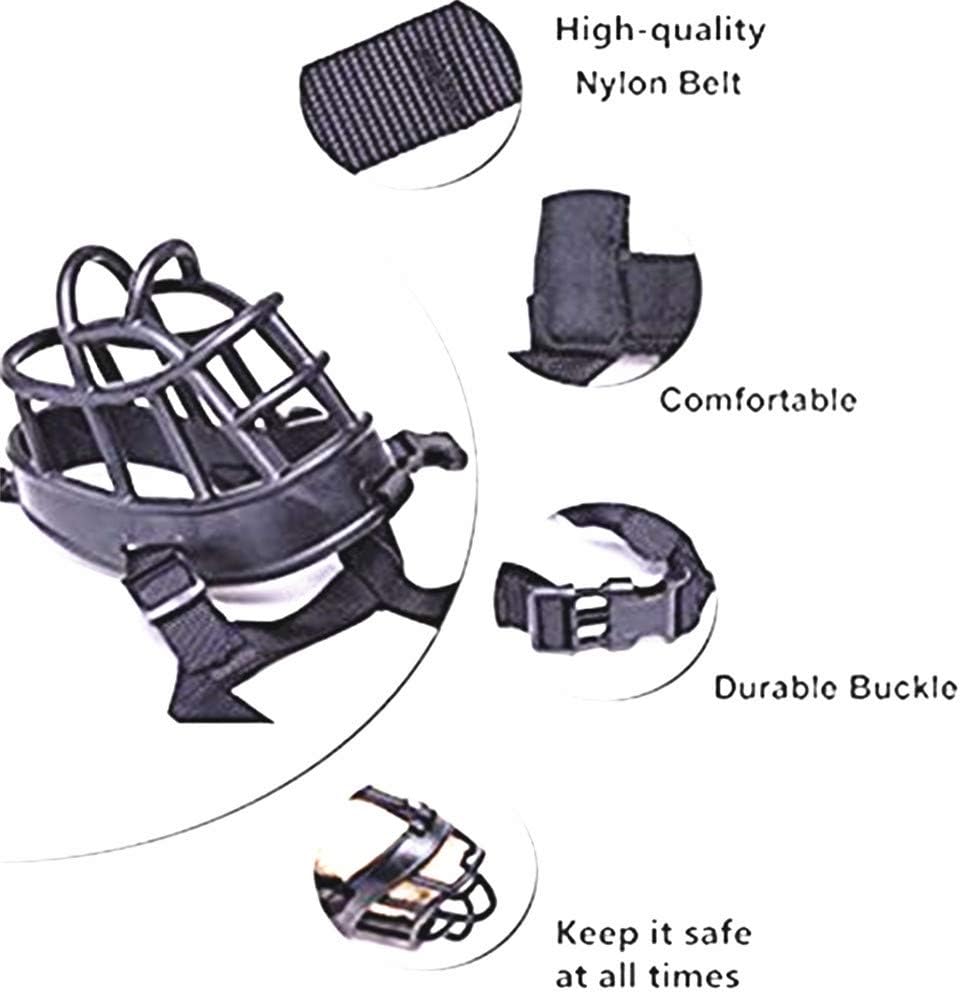 Basket Dog Muzzles-Soft Adjustable Breathable Mask Anti Biting Chewing Barking Training Dog Muzzle