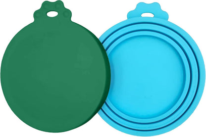 2 Pack Pet Food Cans Lids, Silicone Food Can Covers for Dog and Cat, BPA Free/Food Safe/Universal