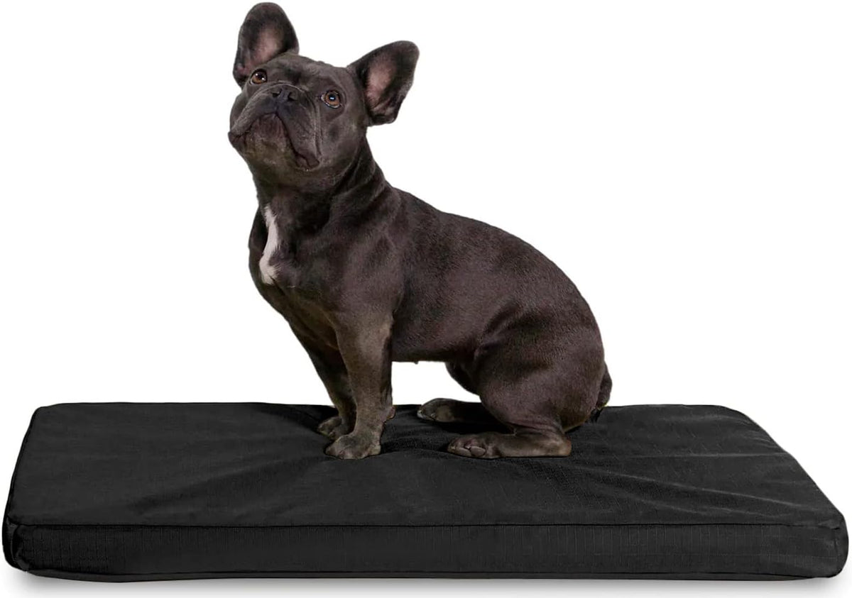 K9 Ballistics Tough Ripstop Orthopedic Dog Crate Bed - Durable Pad with Washable Cover, for Wire