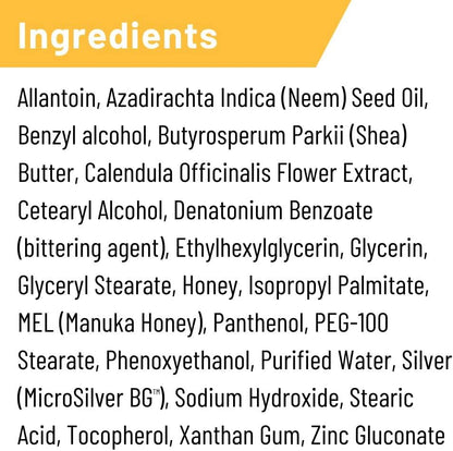 Absorbine Silver Honey Rapid Wound Repair Ointment Twin Pack 2oz Tubes, Manuka Honey & MicroSilver