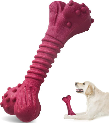 Dog Toys for Aggressive Chewers, Dog Toys for Medium Large Dogs, Natural Rubber Dog Chew Toys with