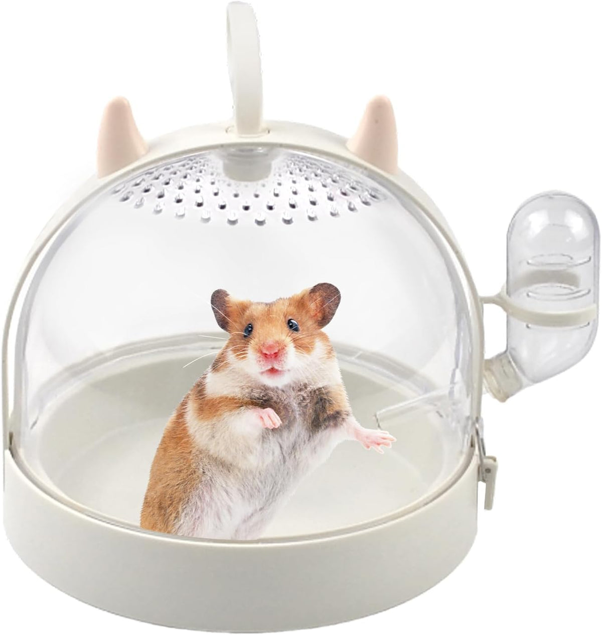 Hamster Portable Cage Travel Case,Hamster Carrying Cage High Permeability Guinea Pig Travel Cage