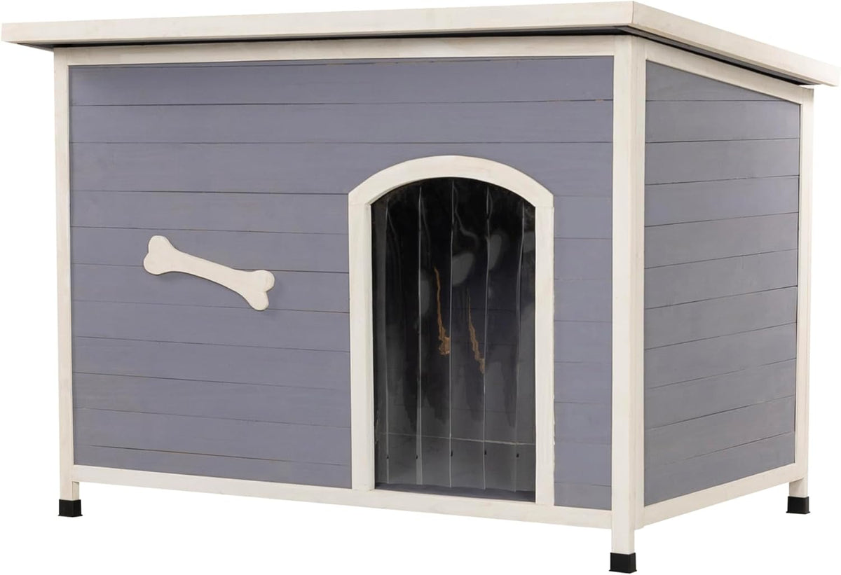 Large Solid Wooden Dog House,Suitable for Both Indoor and Outdoor, Suitable for Large Dogs and