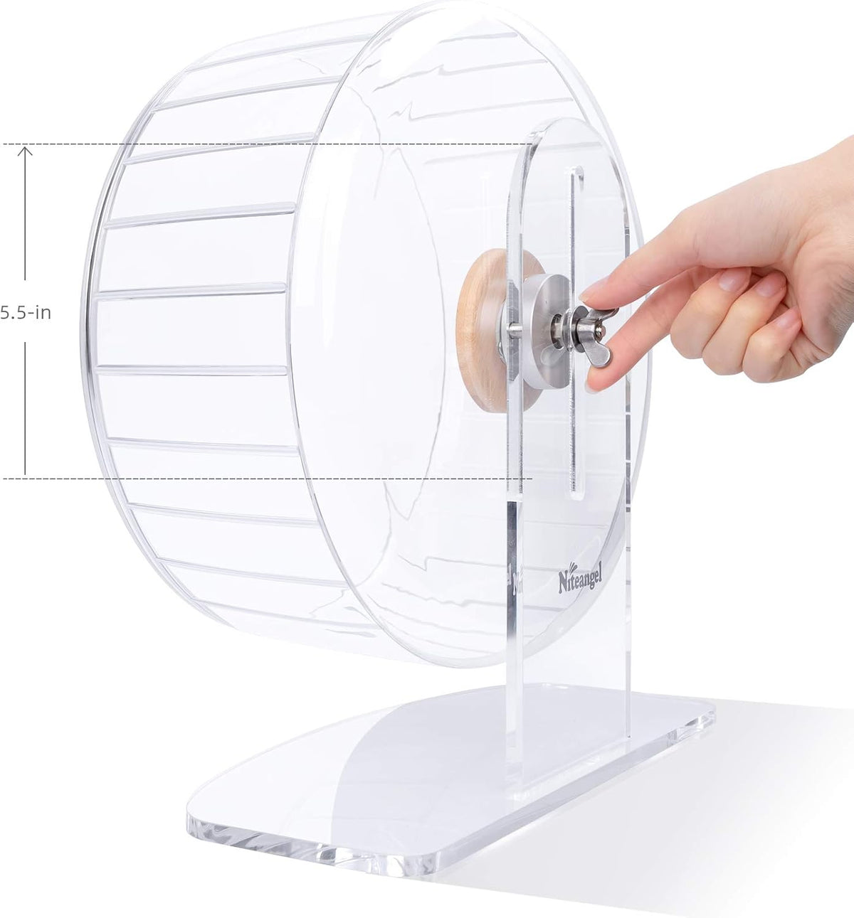Niteangel Super-Silent Hamster Exercise Wheels: - Quiet Spinner Hamster Running Wheels with