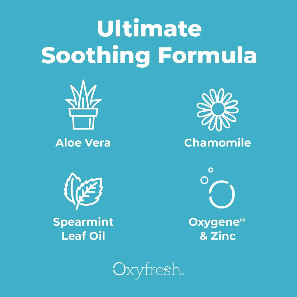 Oxyfresh Premium Pro Relief Dental Gel with Zinc –Infused with Aloe Vera, Chamomile and Xylitol