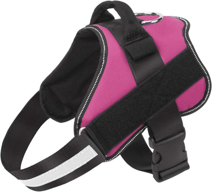 Bolux Dog Harness, No-Pull Reflective Dog Vest, Breathable Adjustable Pet Harness with Handle for