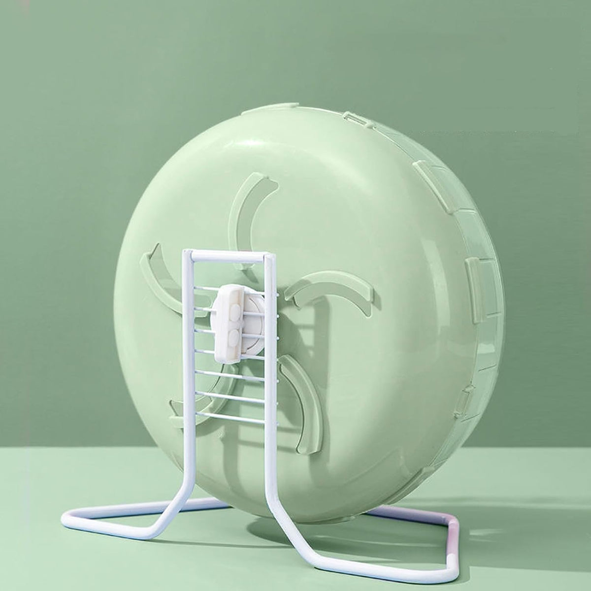 Jeeone Silent Hamster Wheel 7 inch, Hamster Exercise Wheel, Height-Adjustable Hamster Wheel Cage