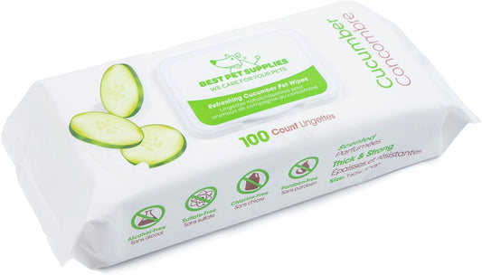 Best Pet Supplies Pet Wipes for Dogs - Dog Wipes Cleaning Deodorizing, for Coats, Ears, Paws