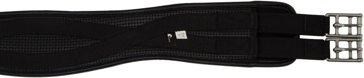 PVC Contoured English Girth with Double Elastic: 32" to 58"
