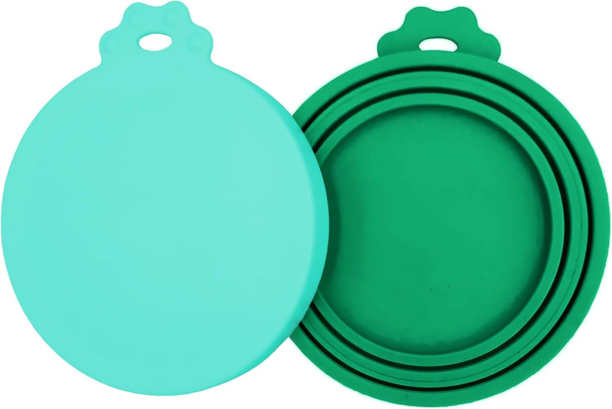 2 Pack Pet Food Cans Lids, Silicone Food Can Covers for Dog and Cat, BPA Free/Food Safe/Universal