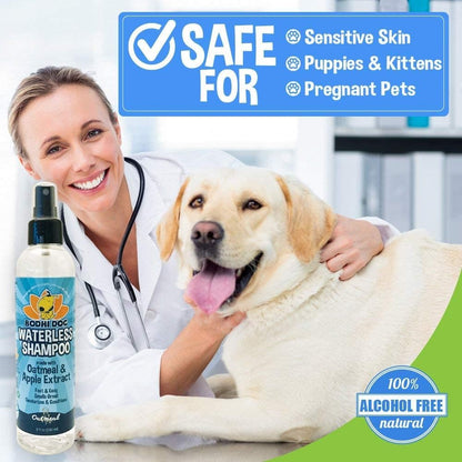 Bodhi Dog Waterless Shampoo - Natural Dry Shampoo for Dogs & Cats - Neutralizes Pet Odor - No Rinse