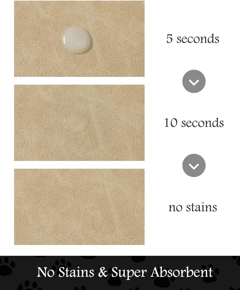 Pet Feeding Mat-Absorbent Dog Mat for Food and Water Bowl-No Stains Quick Dry Water Dispenser