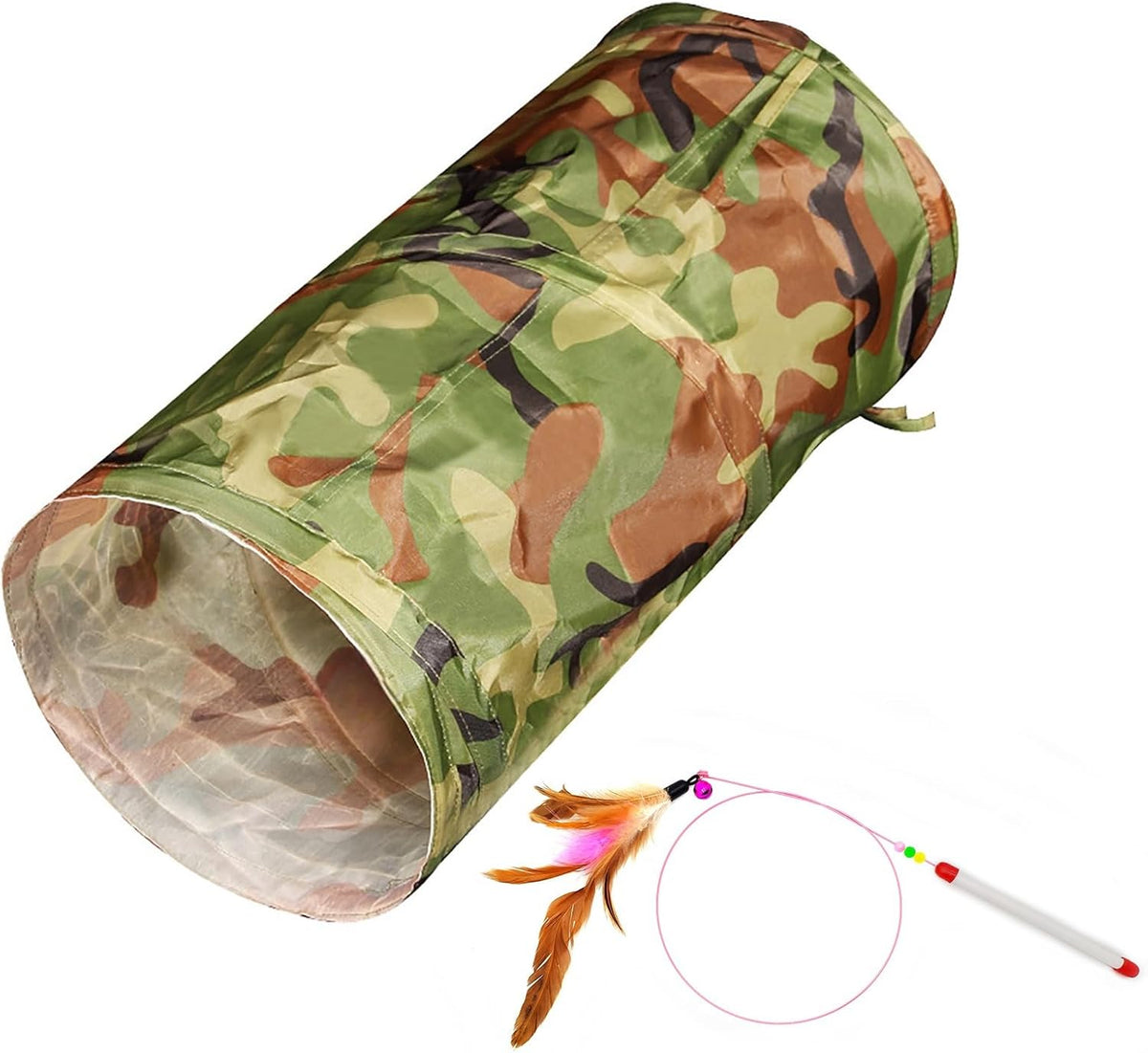 iCAGY Cat Tunnel for Indoor Cats Interactive, Rabbit Tunnel Toys, Pet Toys Play Tunnels for Cats