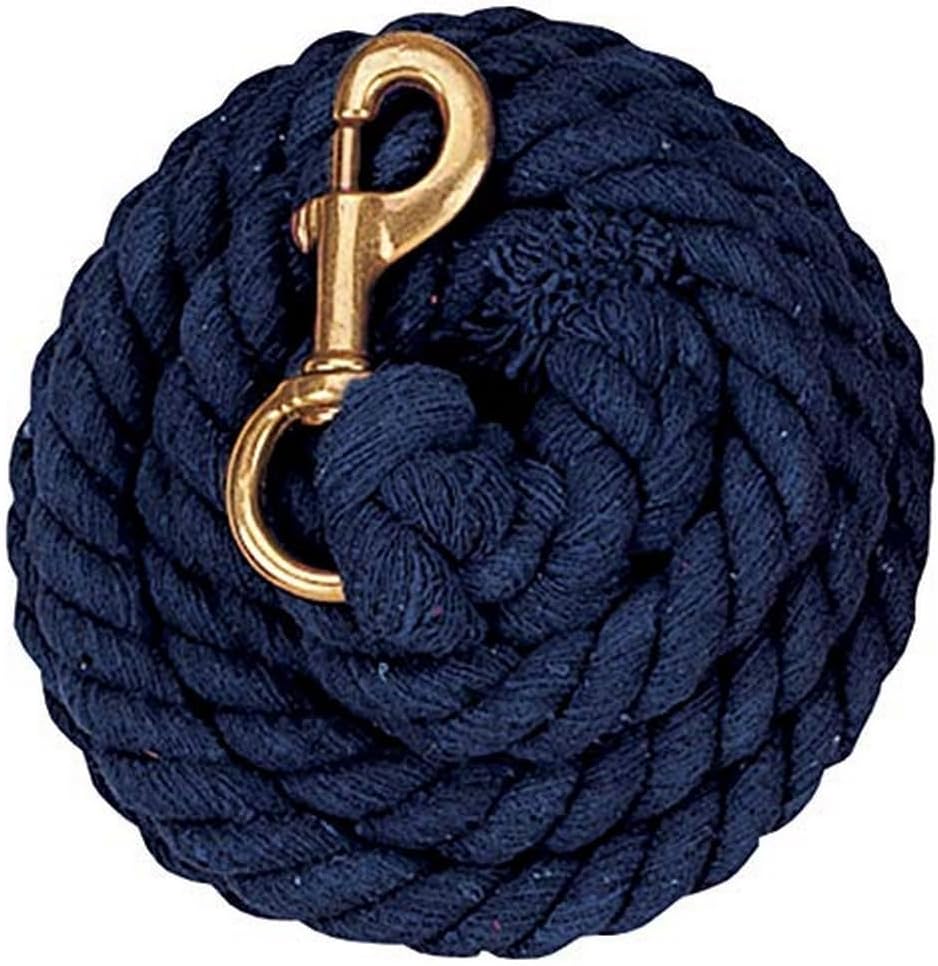 Weaver Equine Performance Lead Rope, Long Horse Lead Rope with Quick Halter Attachment, Soft
