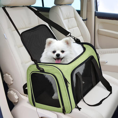 Large Cat Carriers Dog Carrier Pet Carrier for Large Cats Dogs Puppies up to 25Lbs, Big Dog Carrier