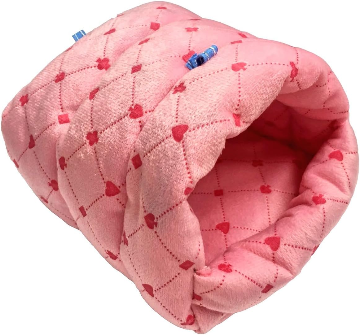 WowowMeow Small Animals Warm Hanging Cage Cave Bed for Hamsters, Guinea-Pigs, Rats, Rabbit and