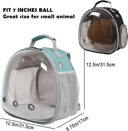 Bearded Dragon Travel Backpack with Harness and Leash Set,Lizard Backpack Travel Carrier,Space