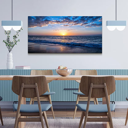 Lapremoly Large Canvas Wall Art For Living Room farmhouse Wall Decor For Office Ocean Wave Wall