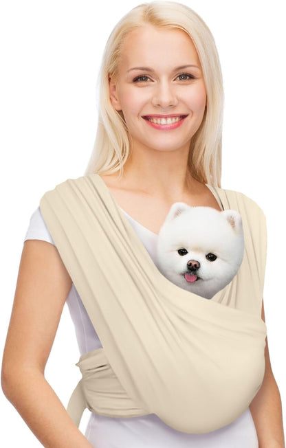 Dog Carriers for Small Dogs, Front Facing Dog Sling Carrier, Hands Free Cat Carrier, Size